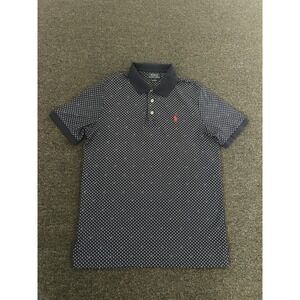 Polo Ralph Lauren Classic Fit Anchor Polo Shirt Navy Mens Small Nautical Preppy